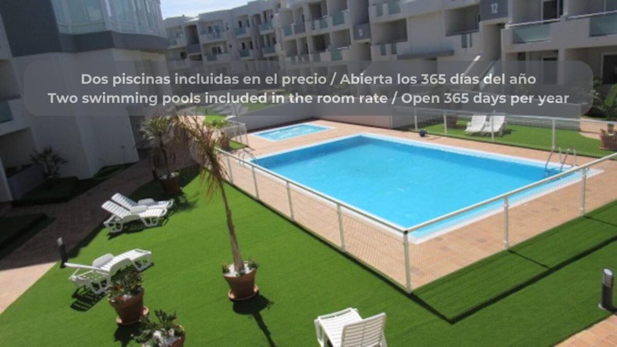 Ferienwohnung Fresh Lemonade Con Piscina, Ac, Doble Terraza, Cocina Completa Y Parking Corralejo Exterior foto